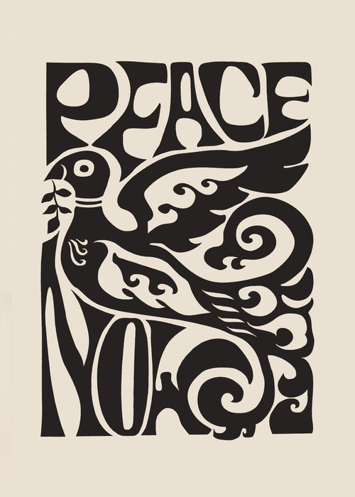 Peace Now poster, 1970 - Unframed art print