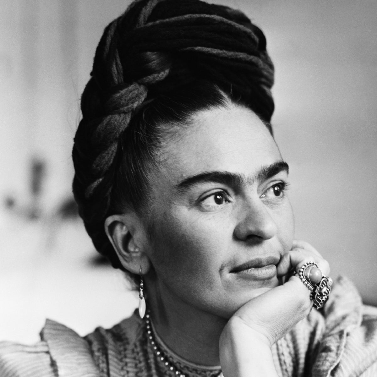 Frida Kahlo vintage photograph II - Square - Unframed art print
