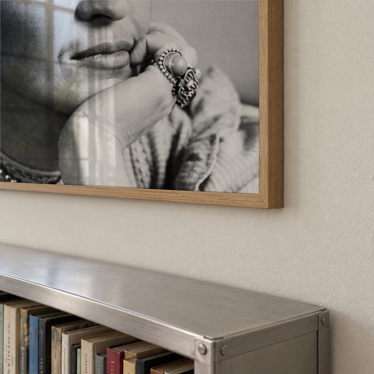 Frida Kahlo vintage photograph II - Square - Framed poster detail