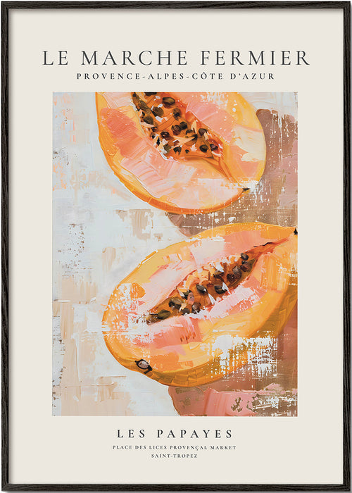 Keuken kunst Papaja illustratie