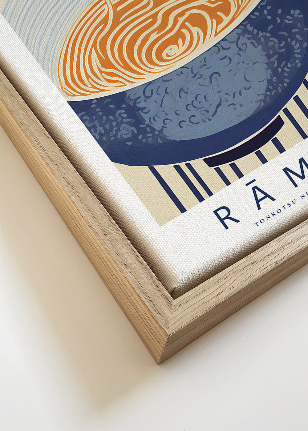 Keuken kunst Ramen illustratie blauw
