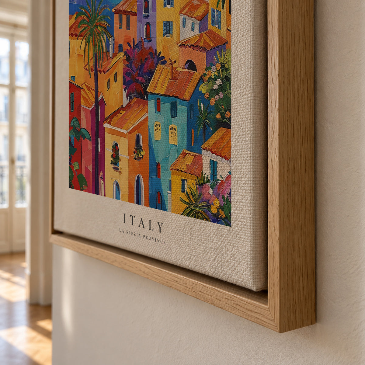 Cinque Terre, Italy - Framed canvas detail