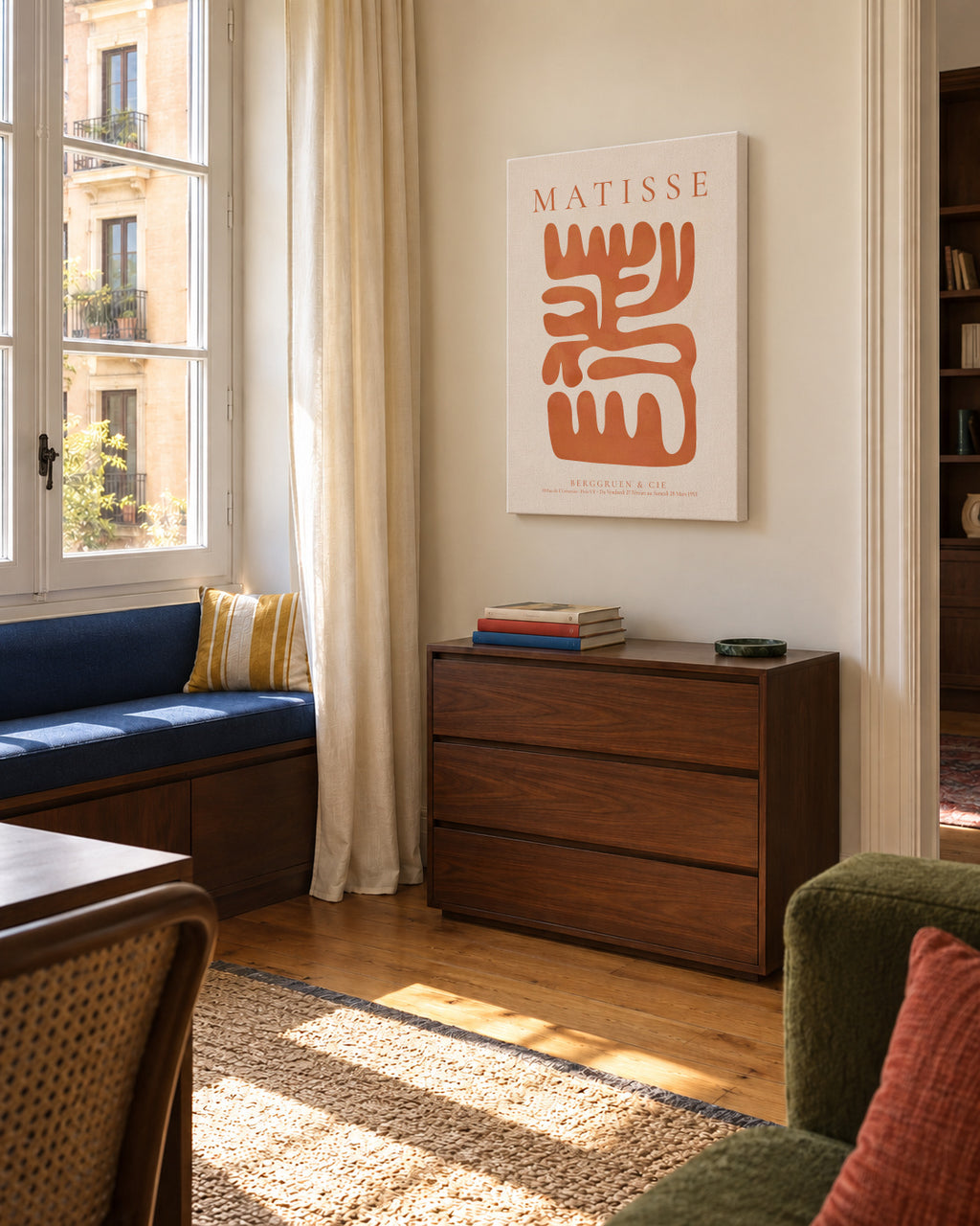 Henri Matisse, Berggruen and Cie III - Unframed canvas in an interior