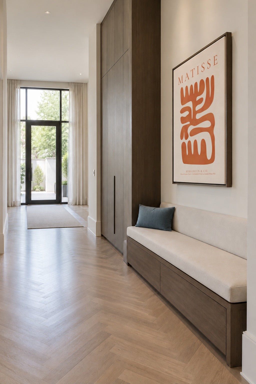 Henri Matisse, Berggruen and Cie III - Framed canvas in an interior