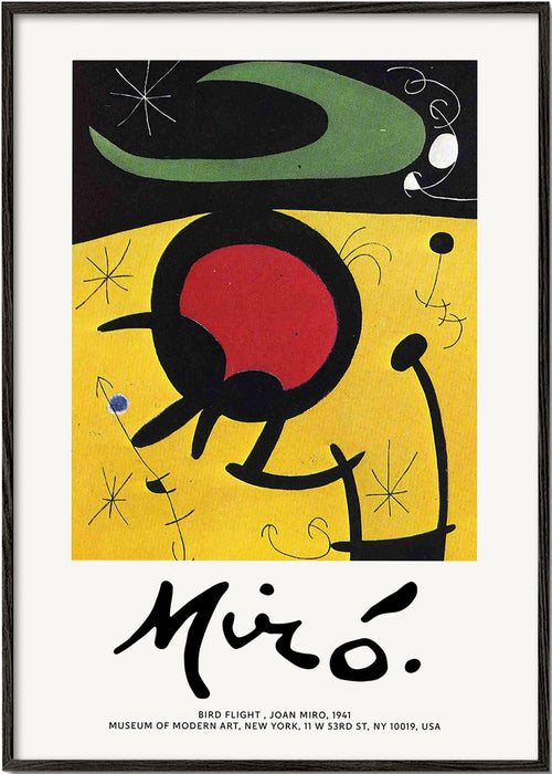 Abstract kunst vogel grafisch geel