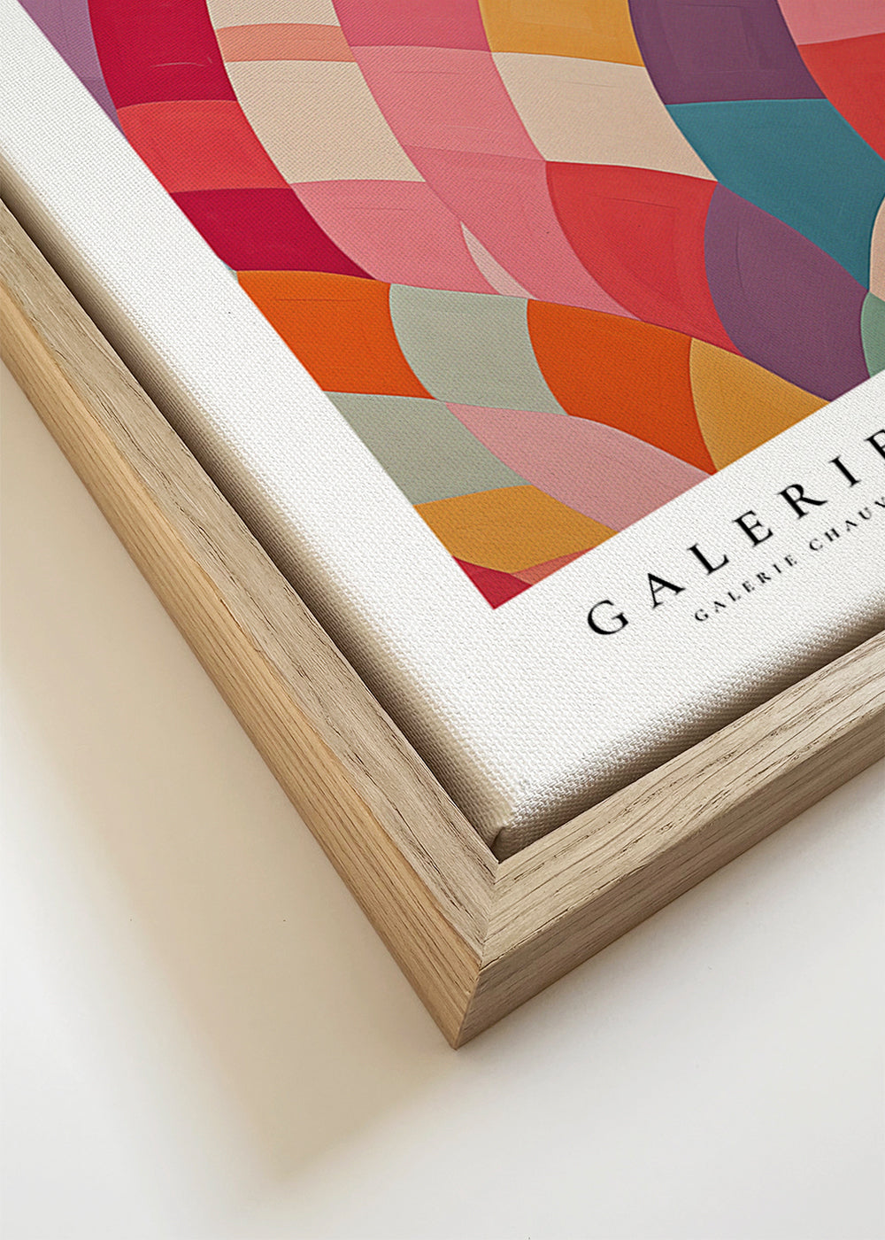 Abstracte poster met kleurrijke bogen