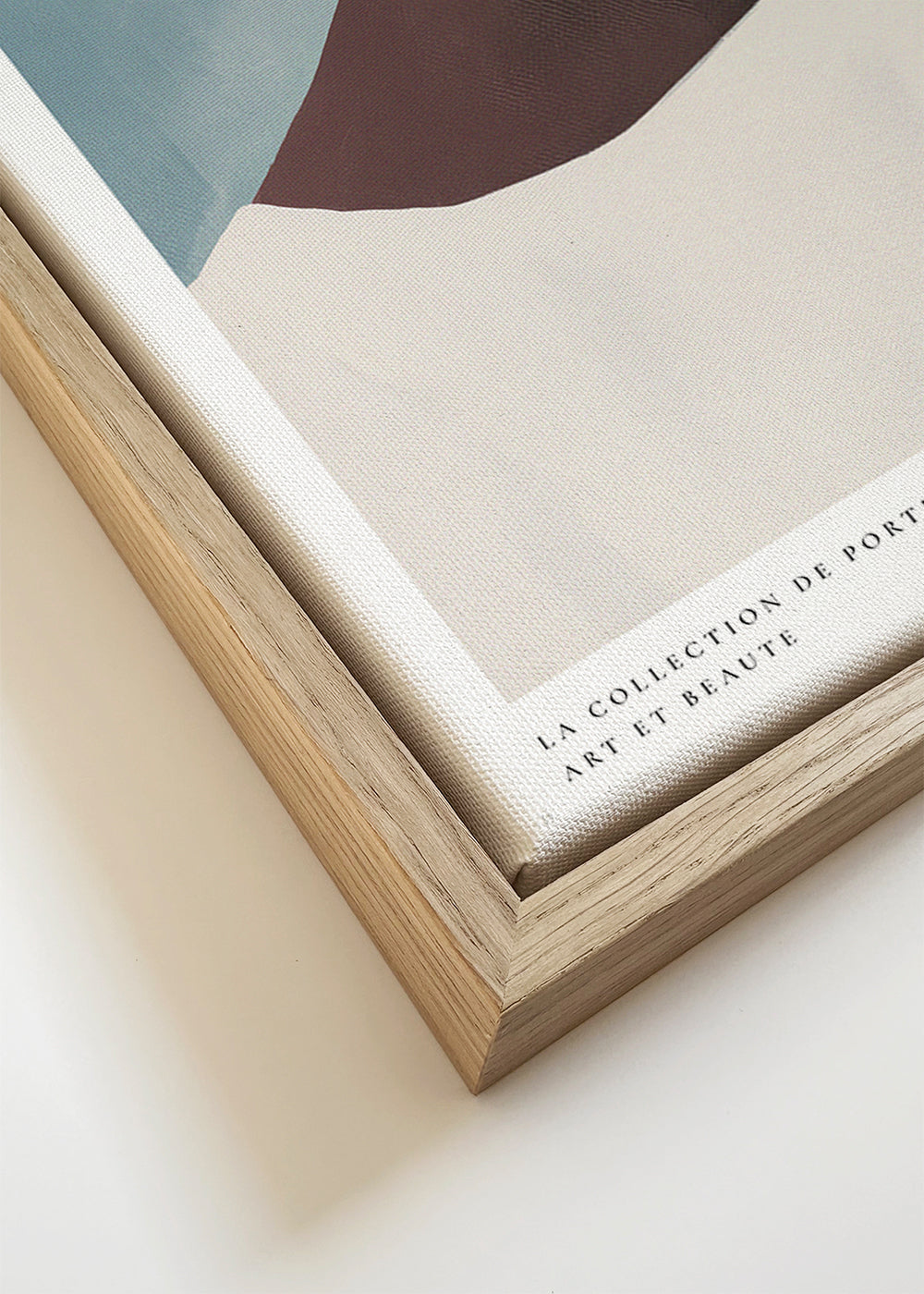 Illustratie: portret van achteren met serene palet