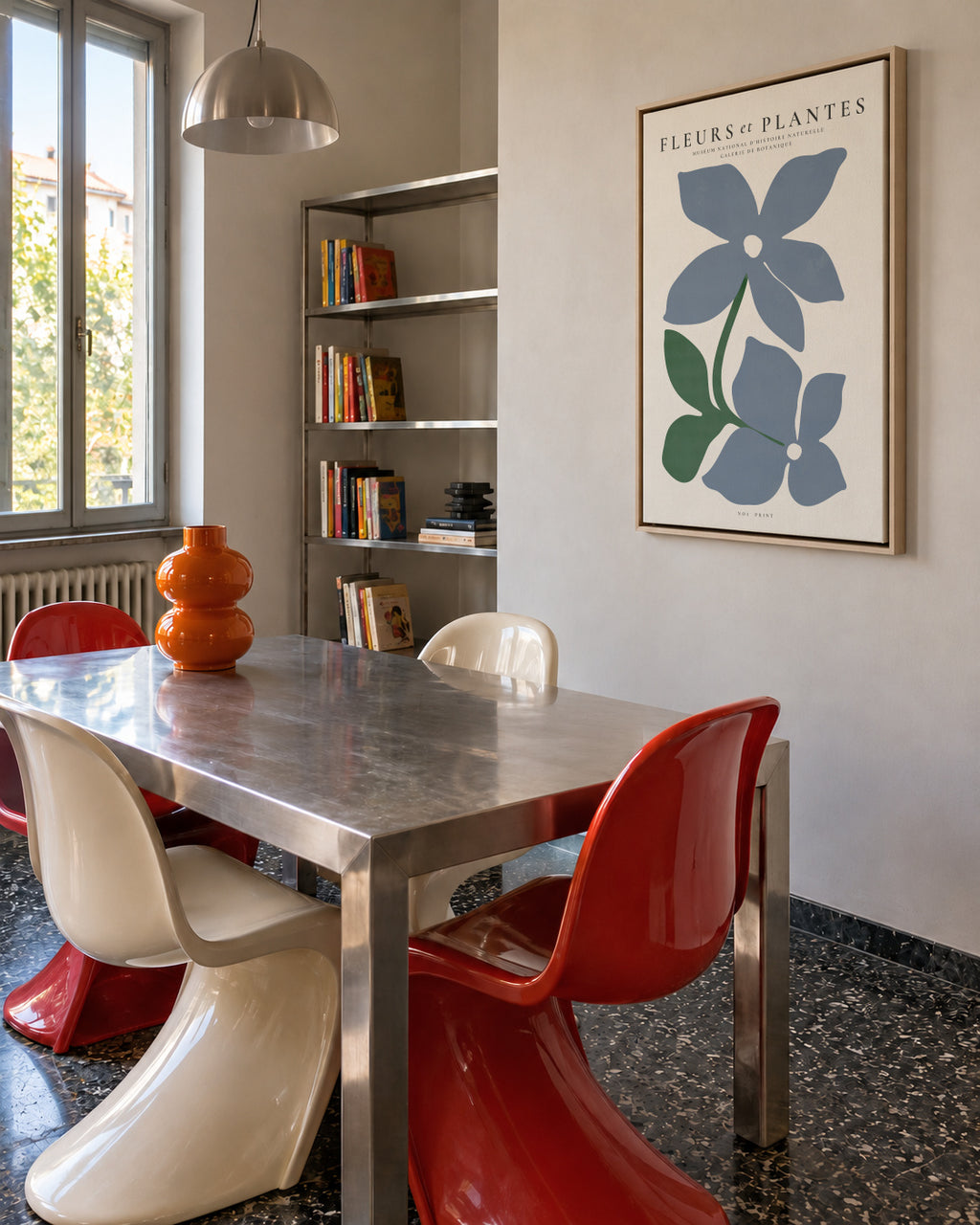 Botanical, Fleurs et plantes - Poster No. 4 - Framed canvas in an interior