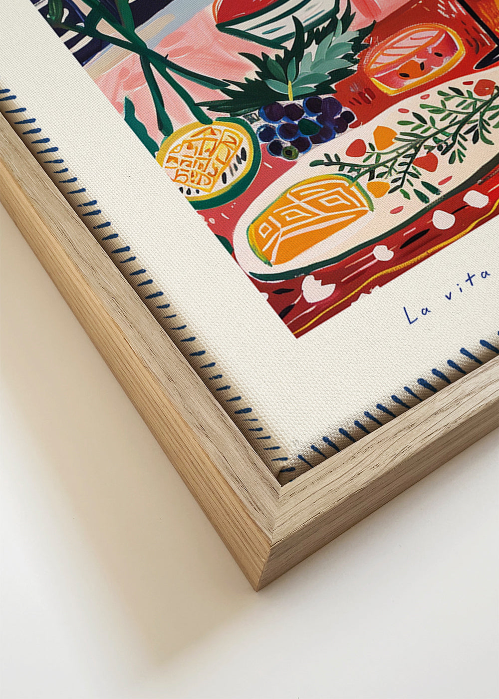 Keuken kunst illustratie La Dolce Vita