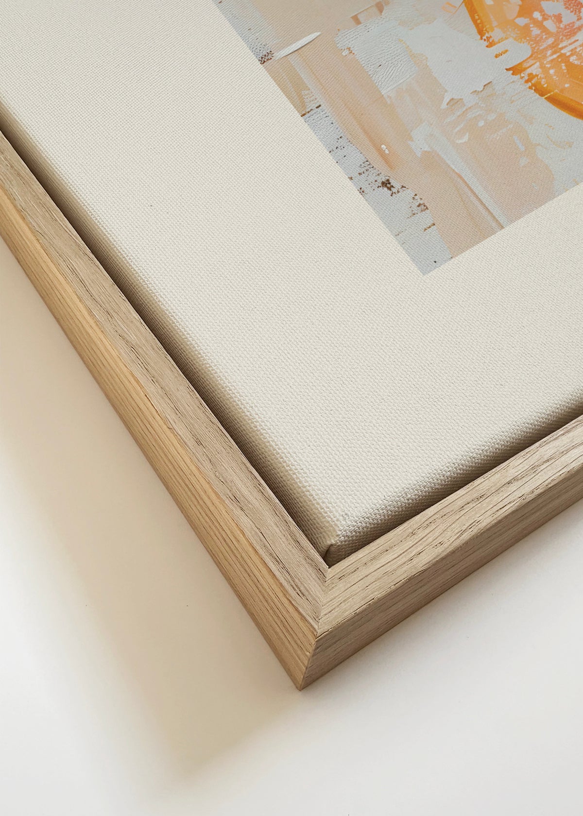 Le marche fermier - LES PAPAYES - SQUARE - Framed canvas detail