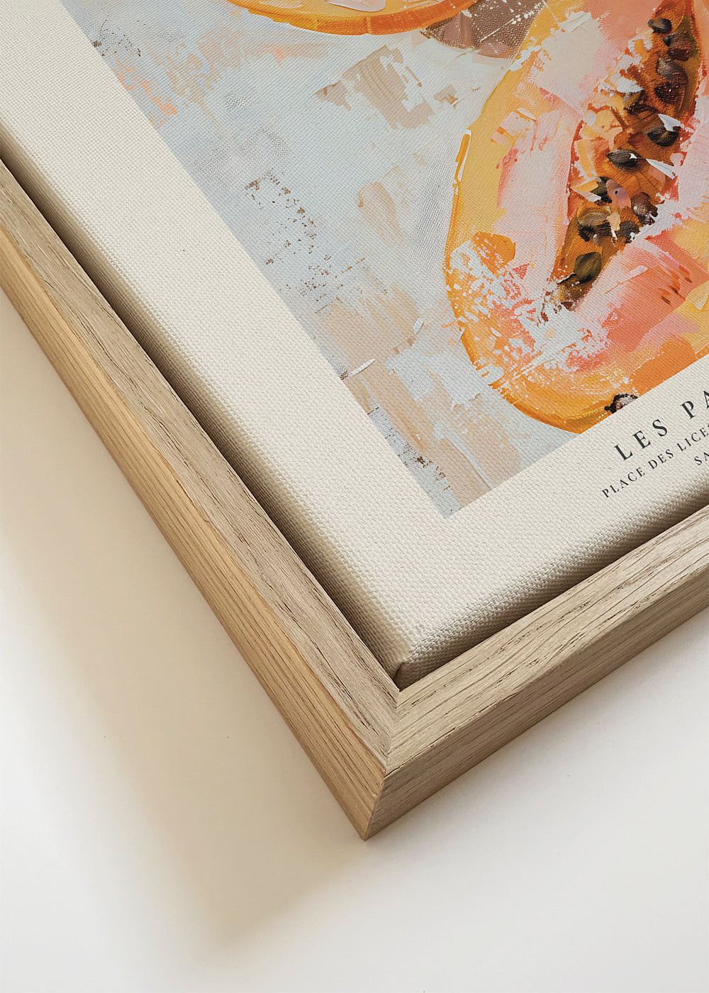 Keuken kunst Papaja Frans poster