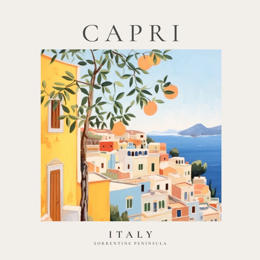 Capri, Italy - SQUARE - Unframed art print