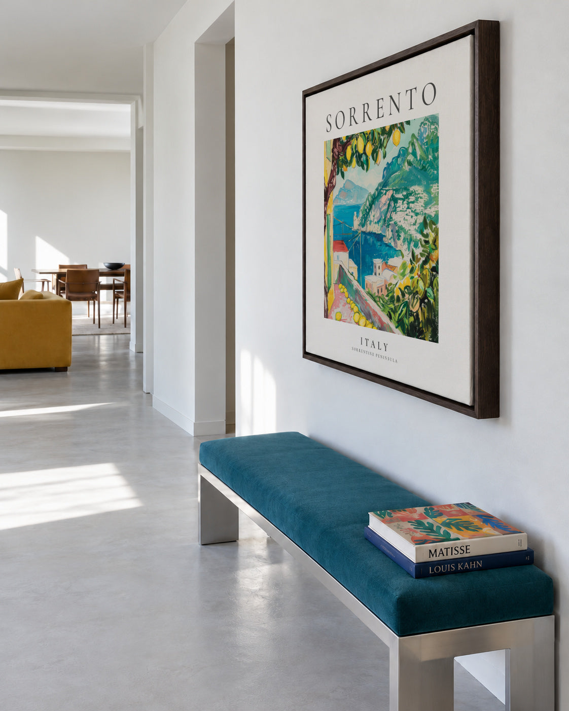 Sorrento, Italy - SQUARE - Framed canvas in an interior