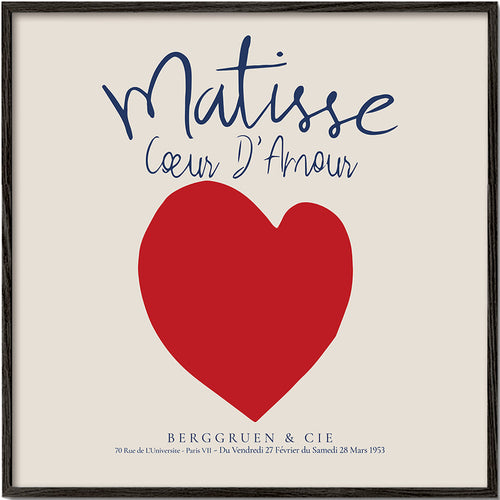 Illustratie rood hart poster