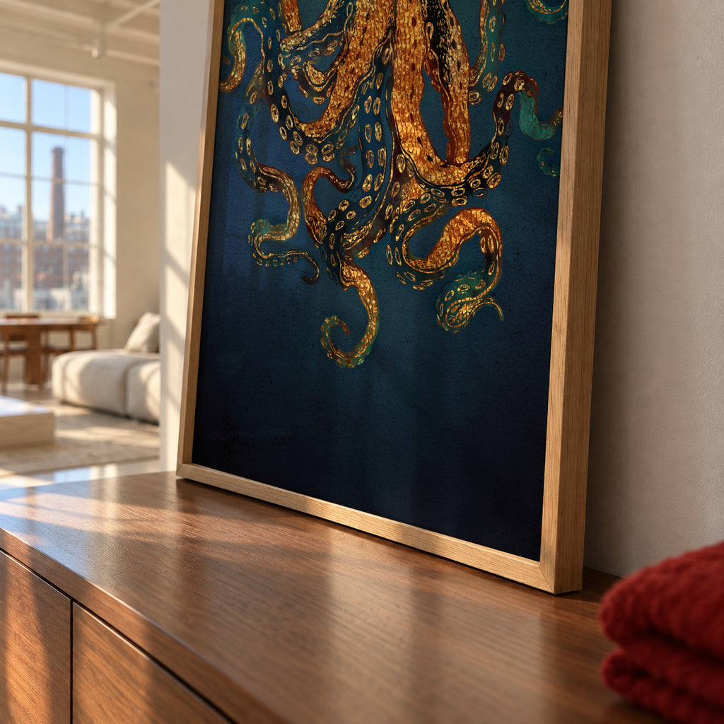 Underwater Dream IV - Framed poster detail