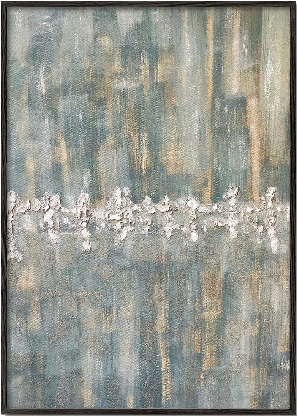 Abstract kunst verticale textuur groene tinten