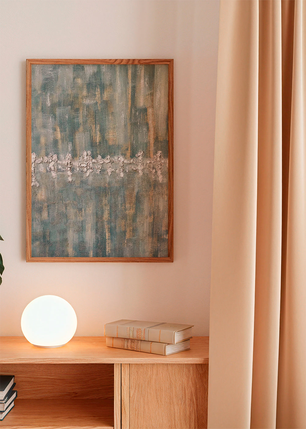 Abstract kunst verticale textuur groene tinten