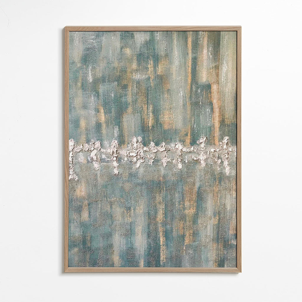 Abstract kunst verticale textuur groene tinten