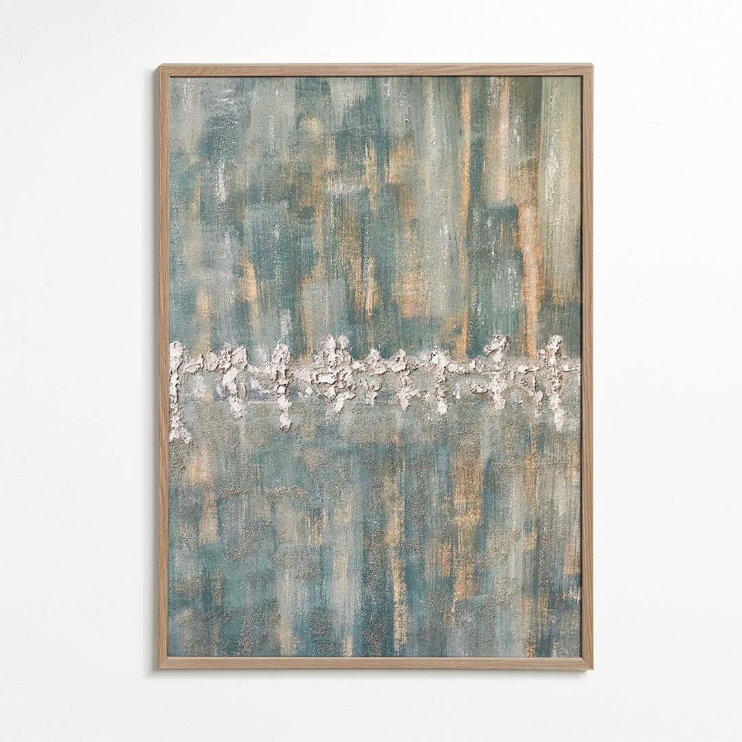 Abstract kunst verticale textuur groene tinten