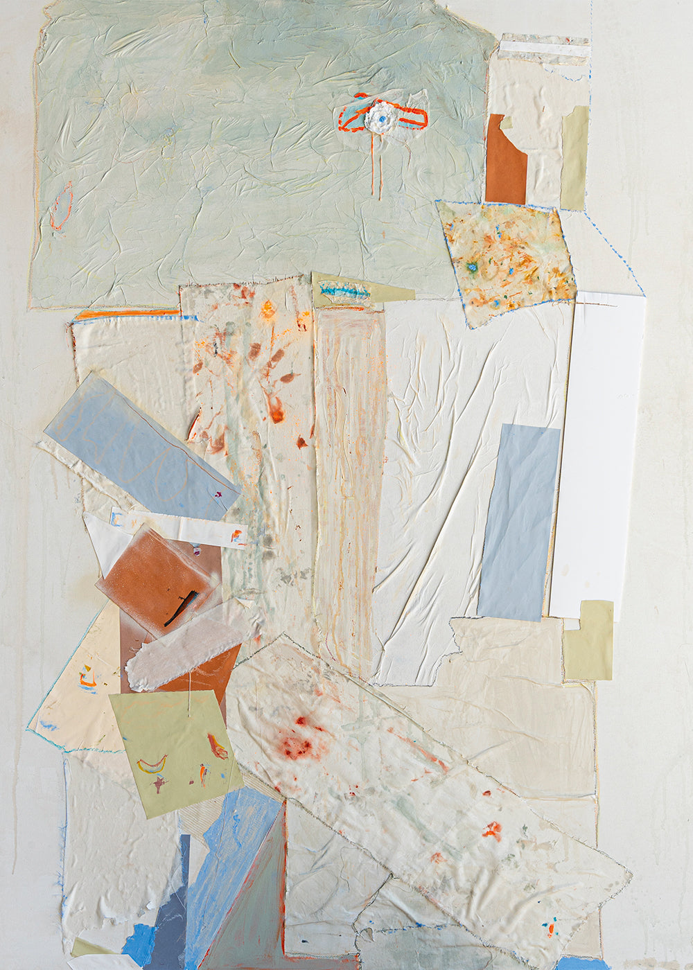 Abstracte kunst Alchemie van texturen en pastels