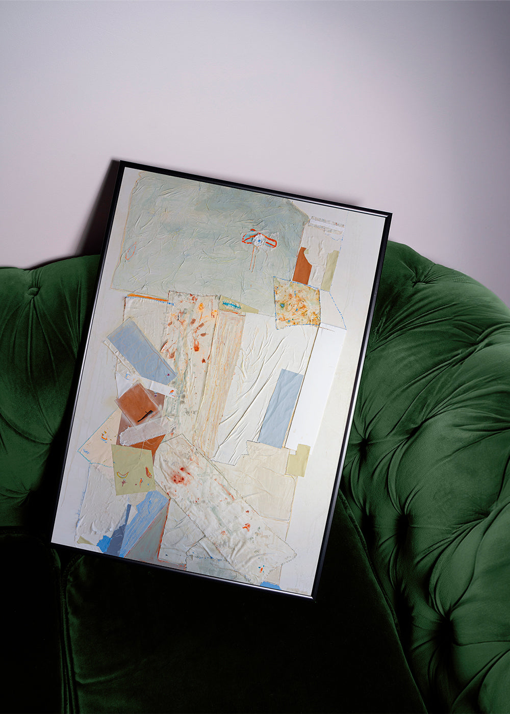 Abstracte kunst Alchemie van texturen en pastels