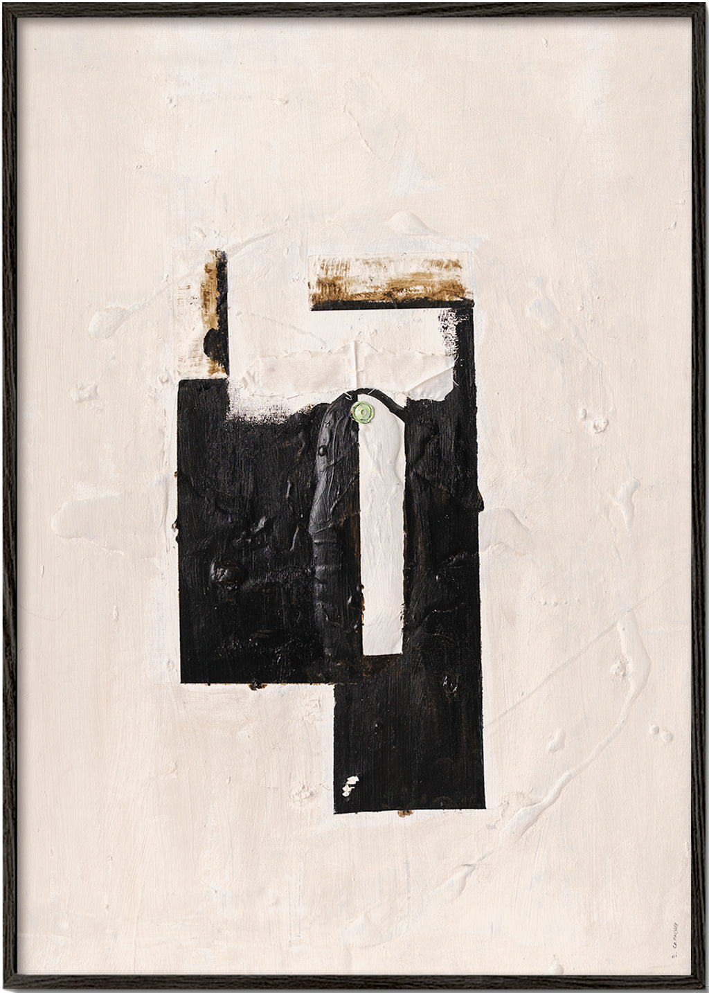 Abstract kunstwerk met textuur geometrie