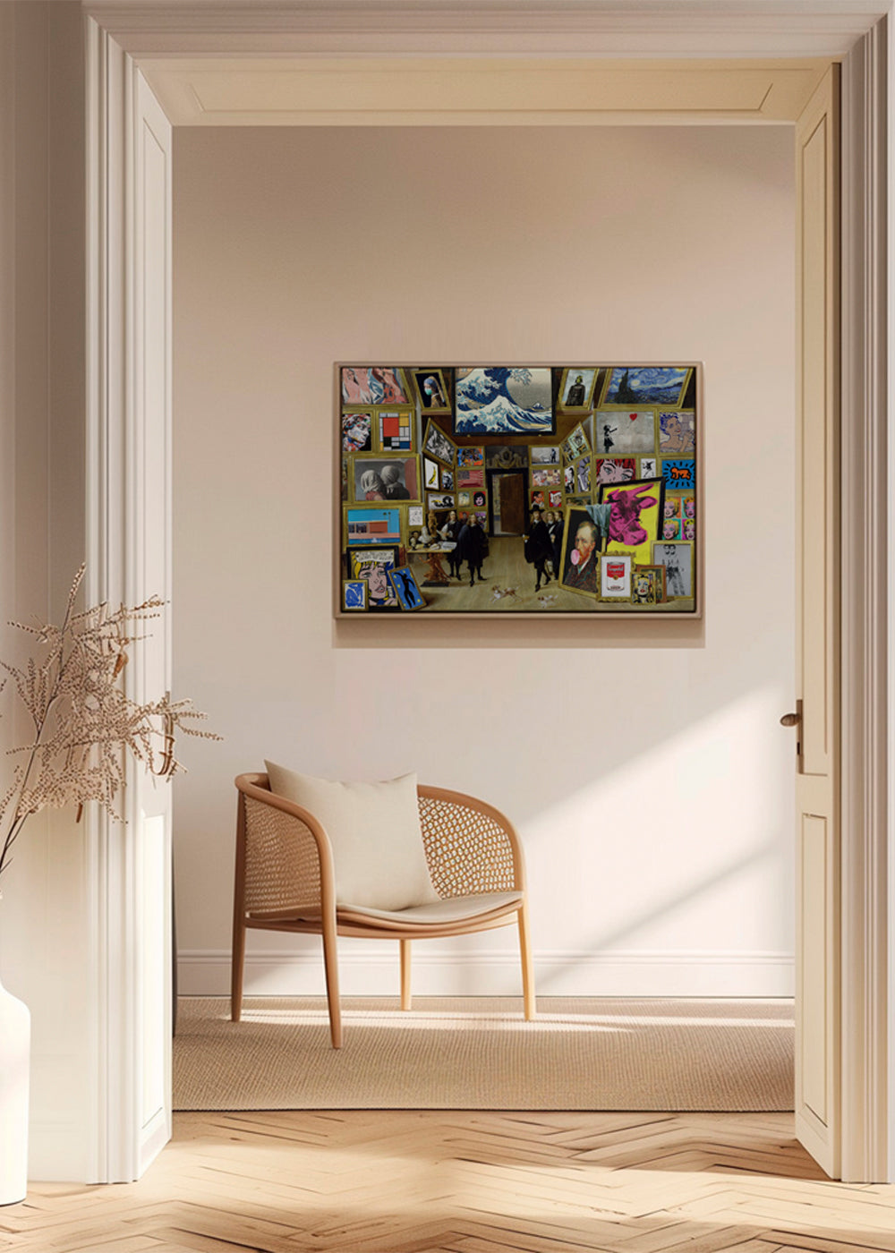 Modern art gallery
