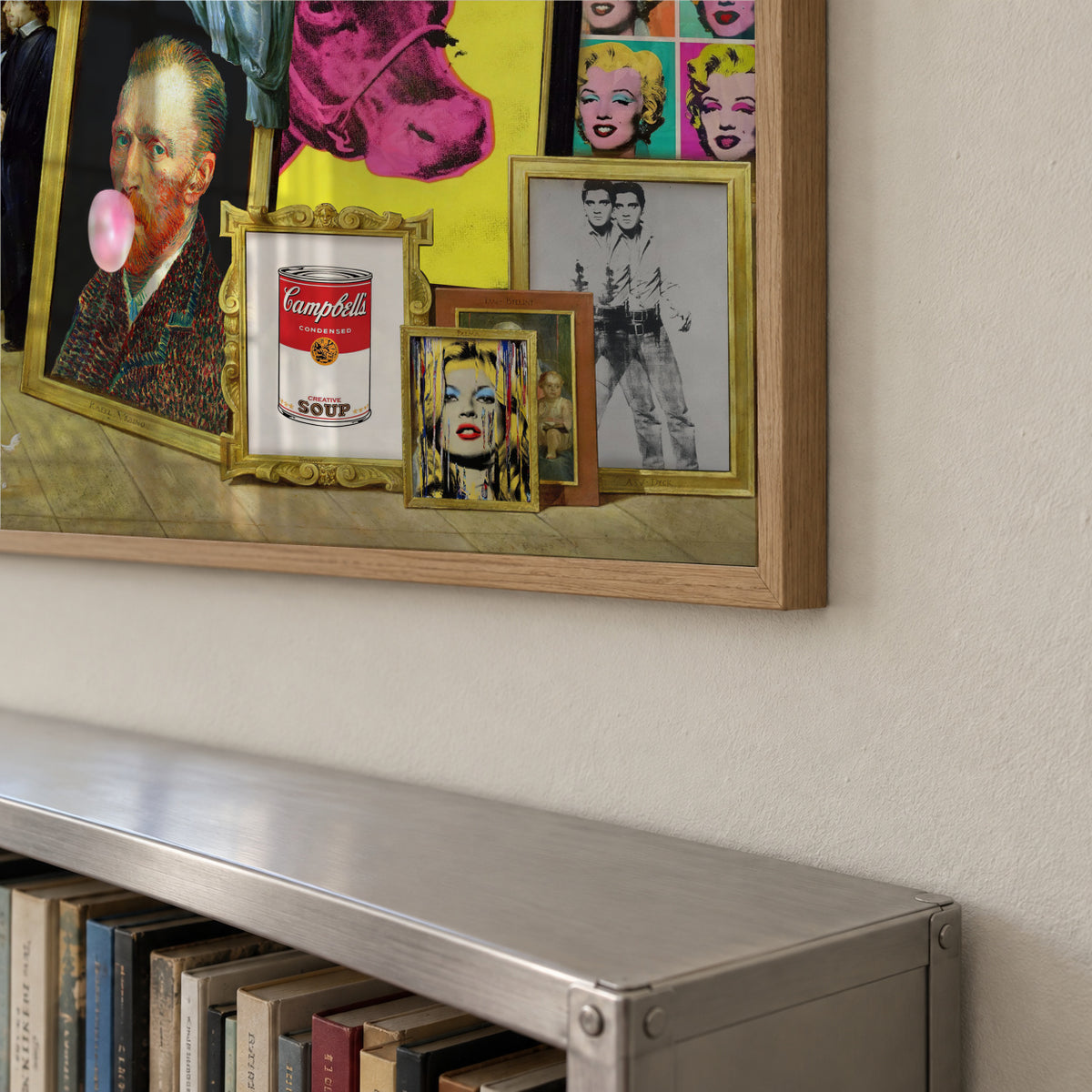 Modern art gallery - Framed poster detail