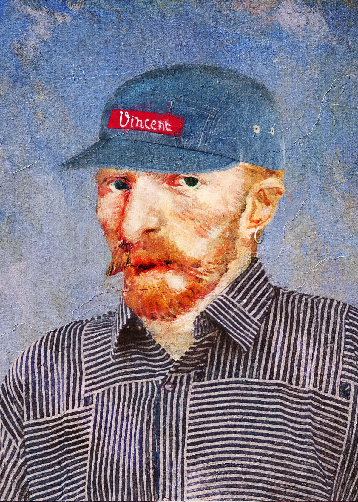 Hipster Vincent - Unframed art print