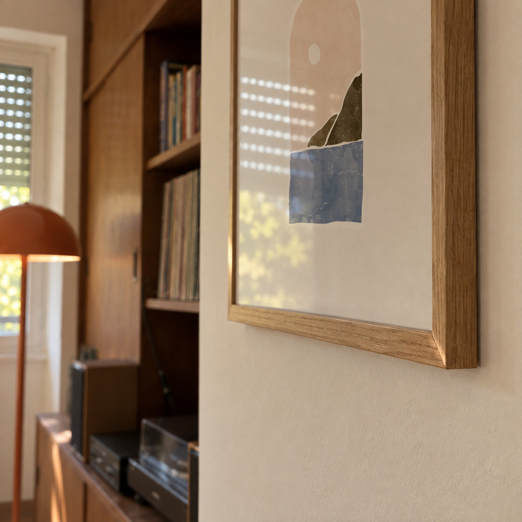 Tropical Window Landscape I - Framed poster detail