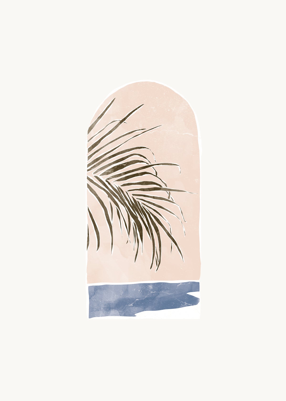 Tropical Window Landscape II - Unframed art print
