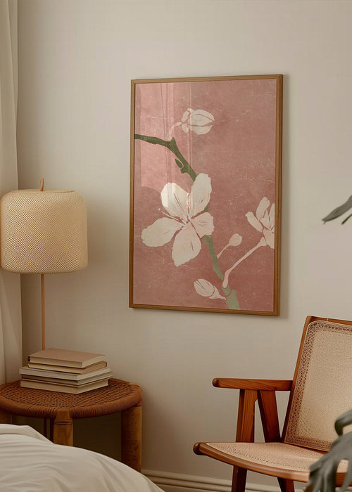 Botanische poster roze bloesem – Product1