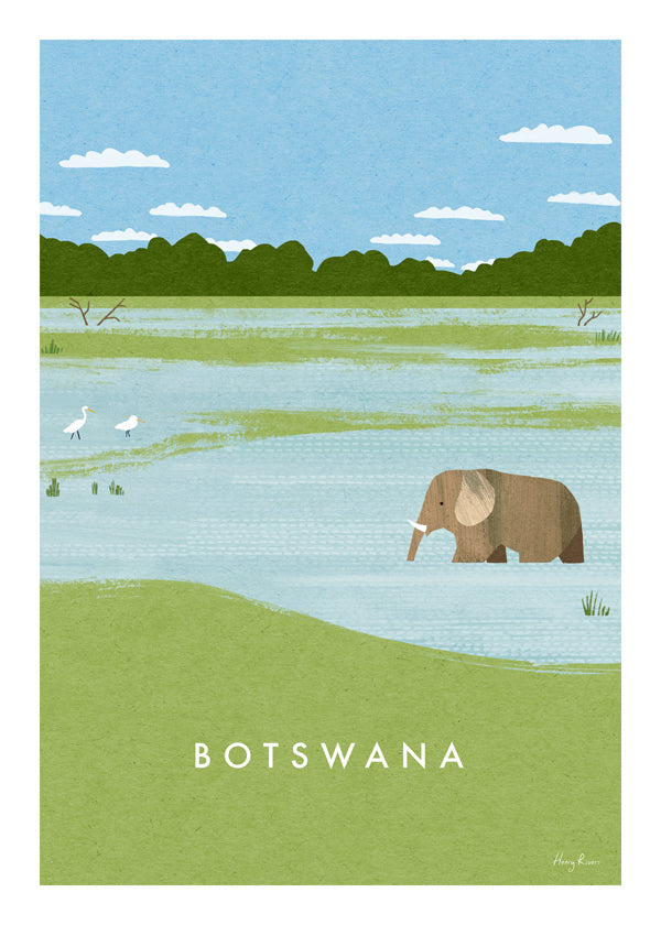 Olifant in het moeras