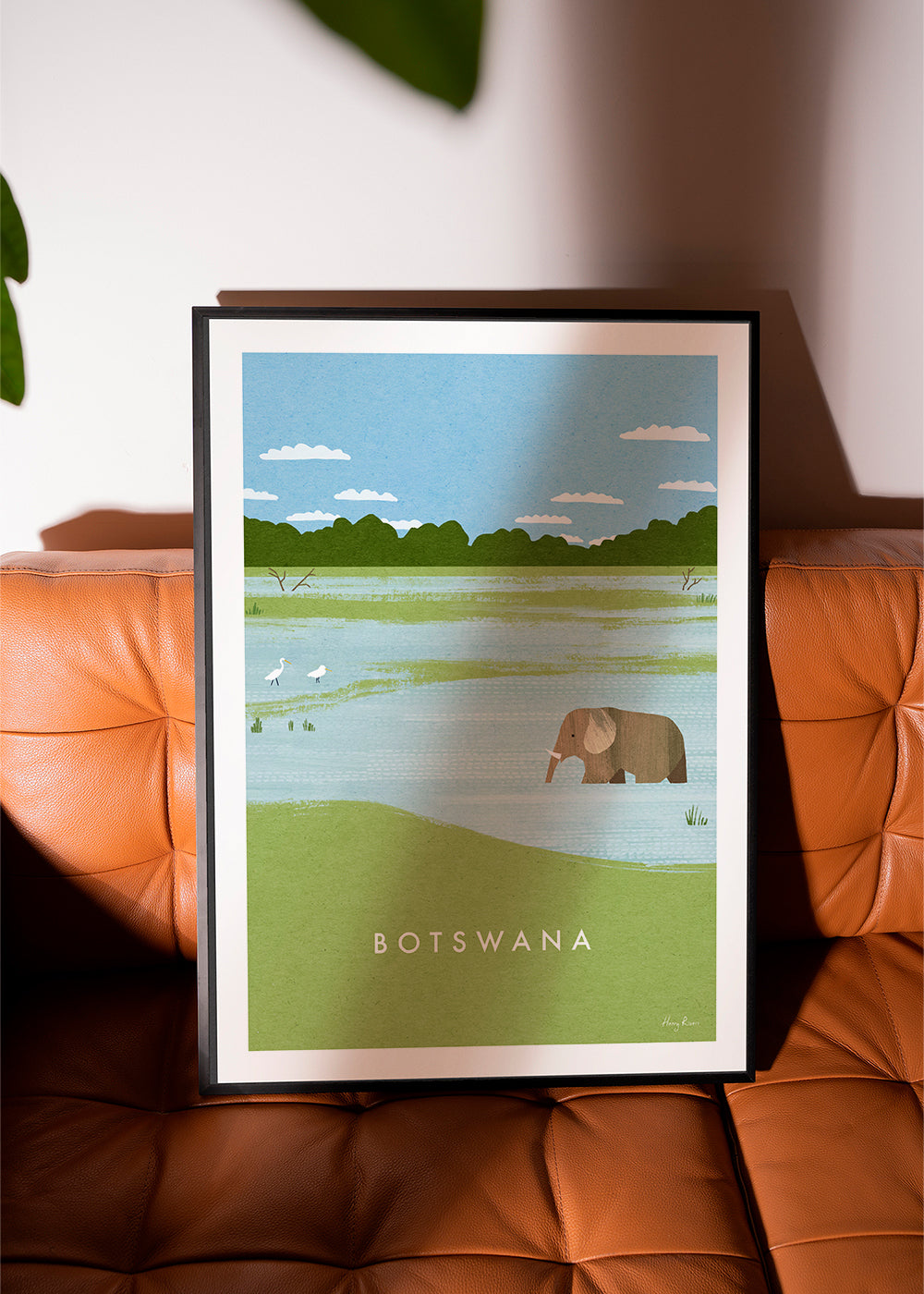 Olifant in het moeras