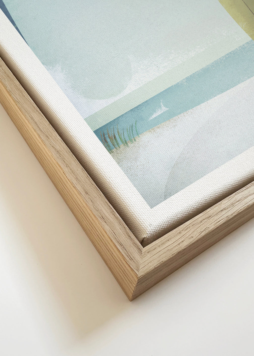 California - Framed canvas detail