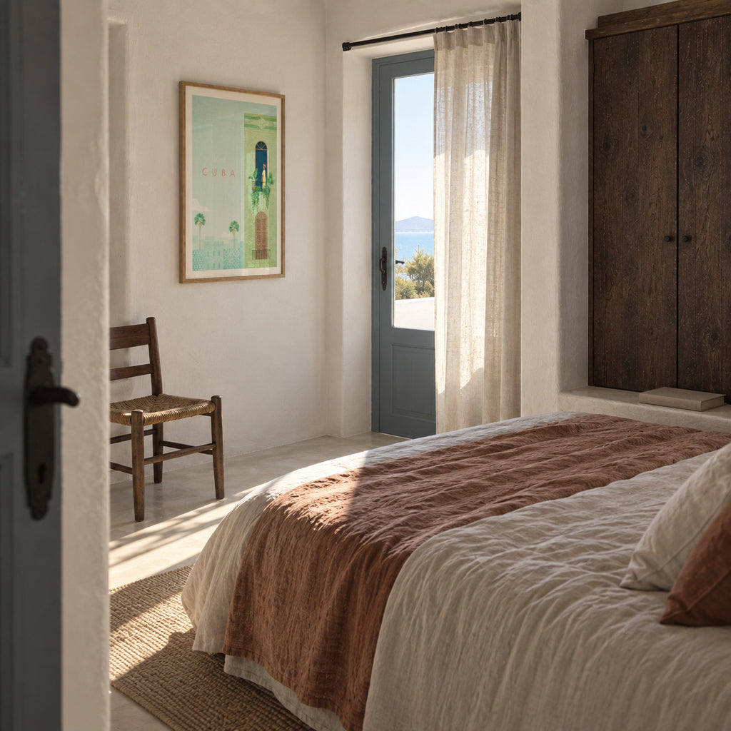 Cuba - Framed poster in an interior