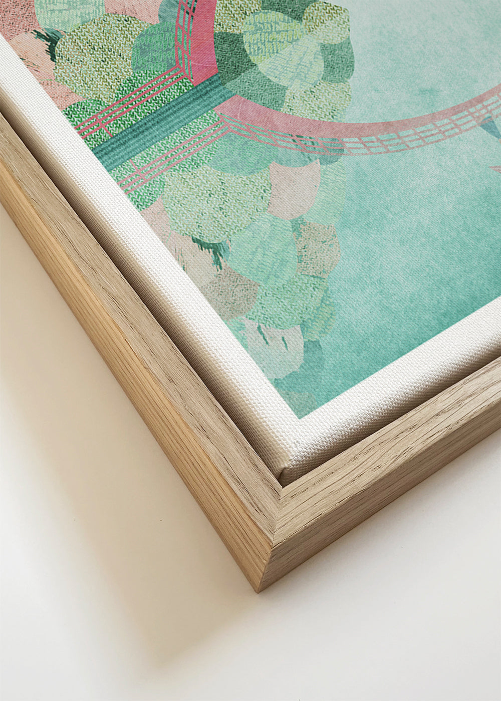 Landschap kunst: Japanse brug met reflectie