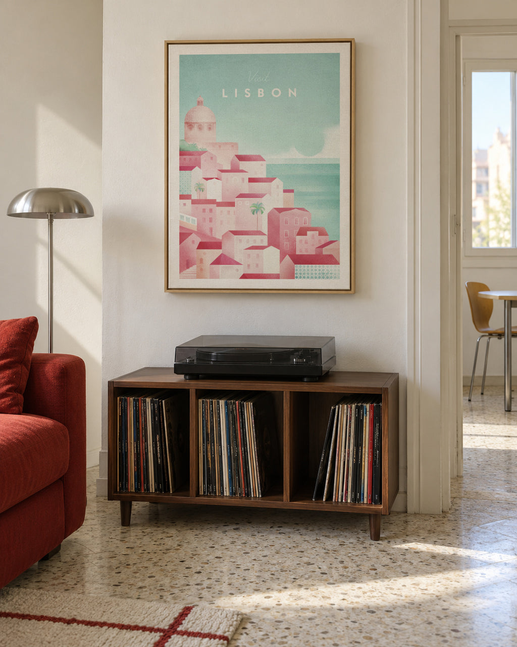 Lisbon - Framed canvas in an interior