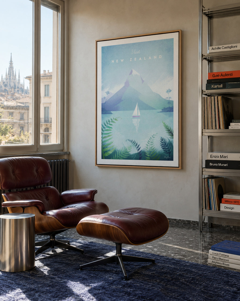 New Zealand - Framed canvas in an interior