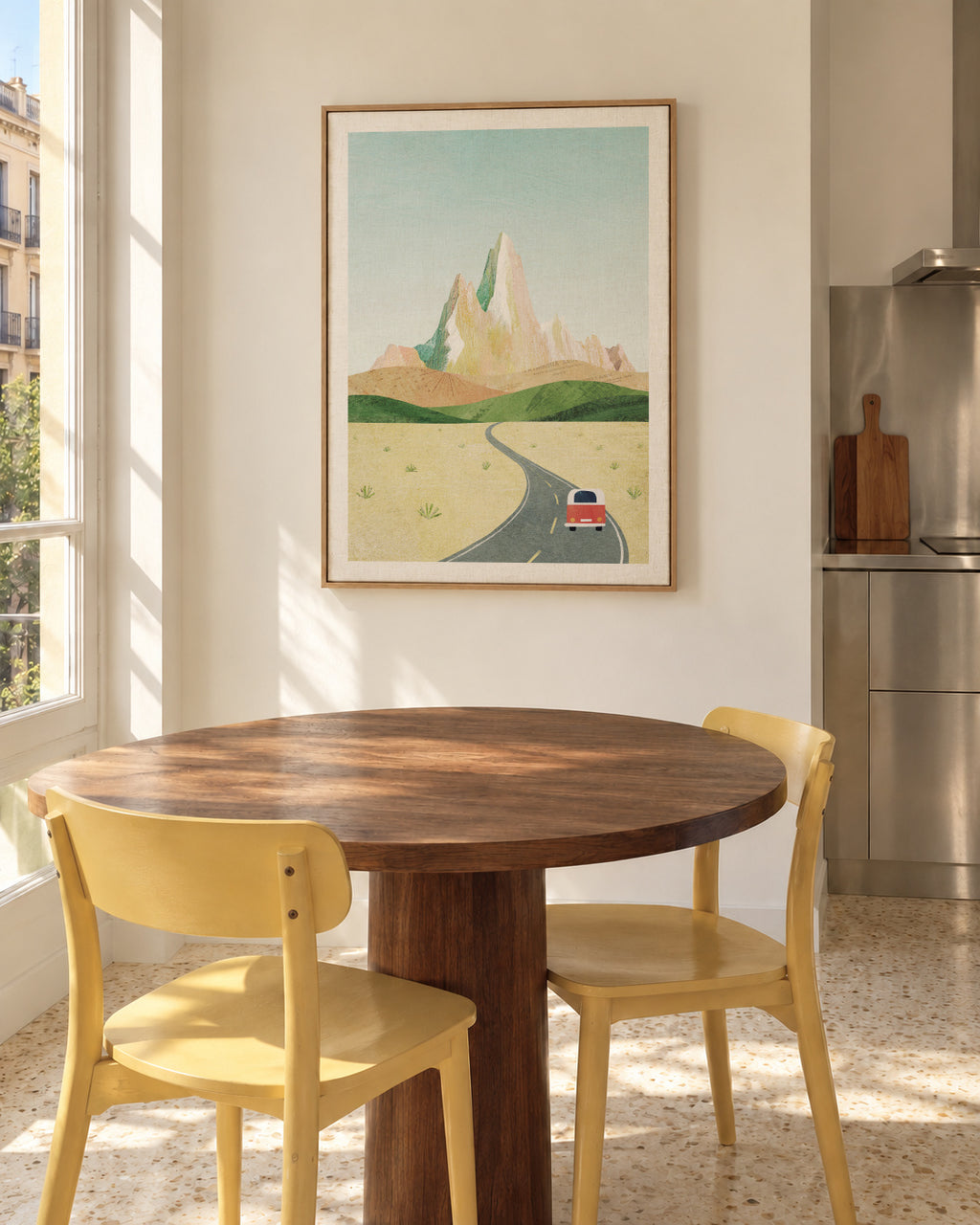 Patagonia - Framed canvas in an interior