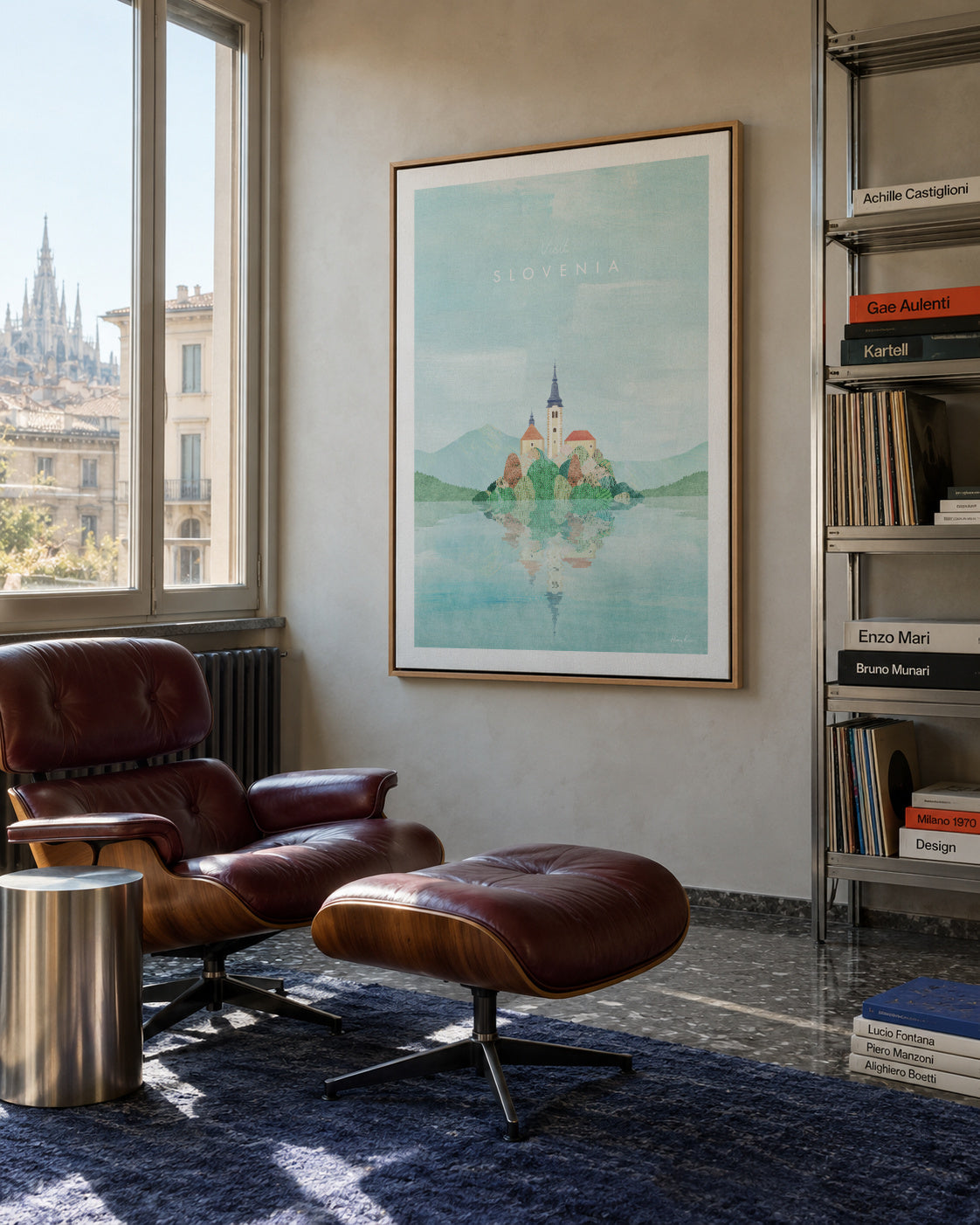 Slovenia - Framed canvas in an interior