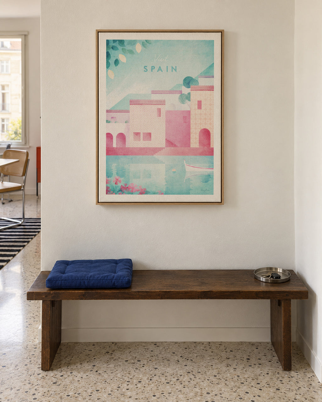 Spain - Framed canvas in an interior