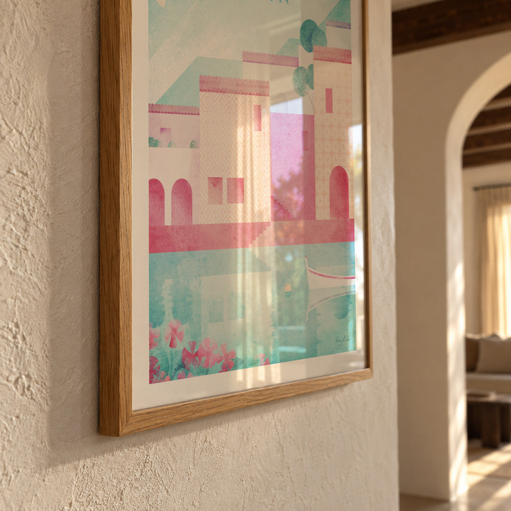 Spain - Framed poster detail
