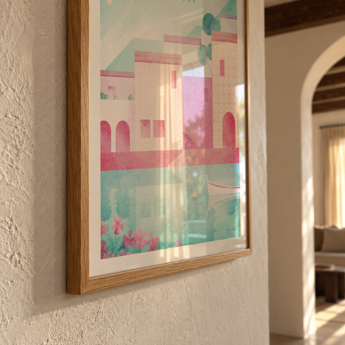 Spain - Framed poster detail