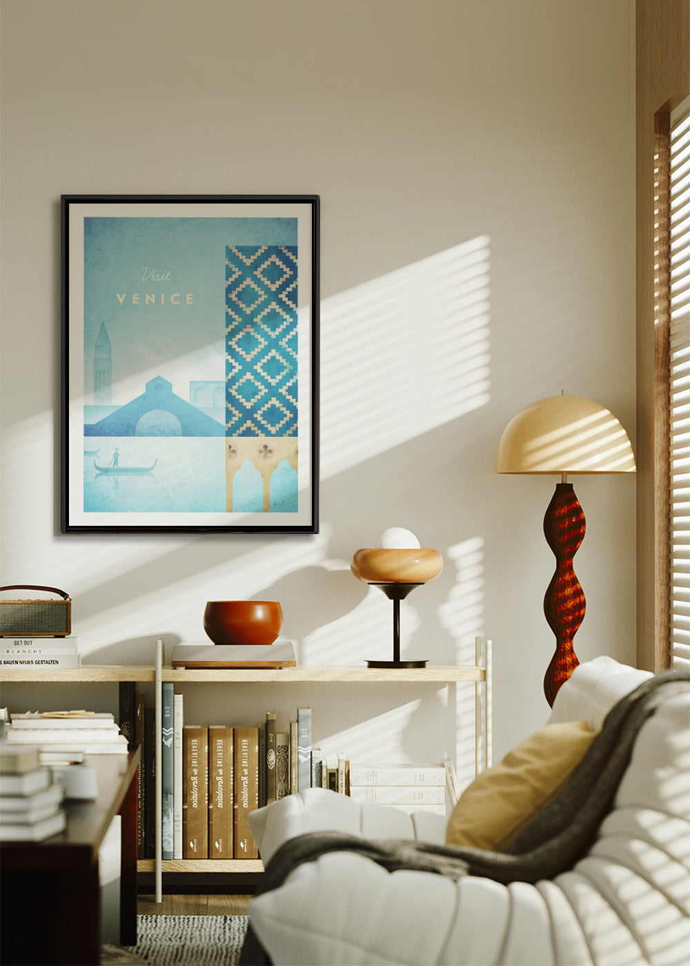Venice - Framed canvas in an interior