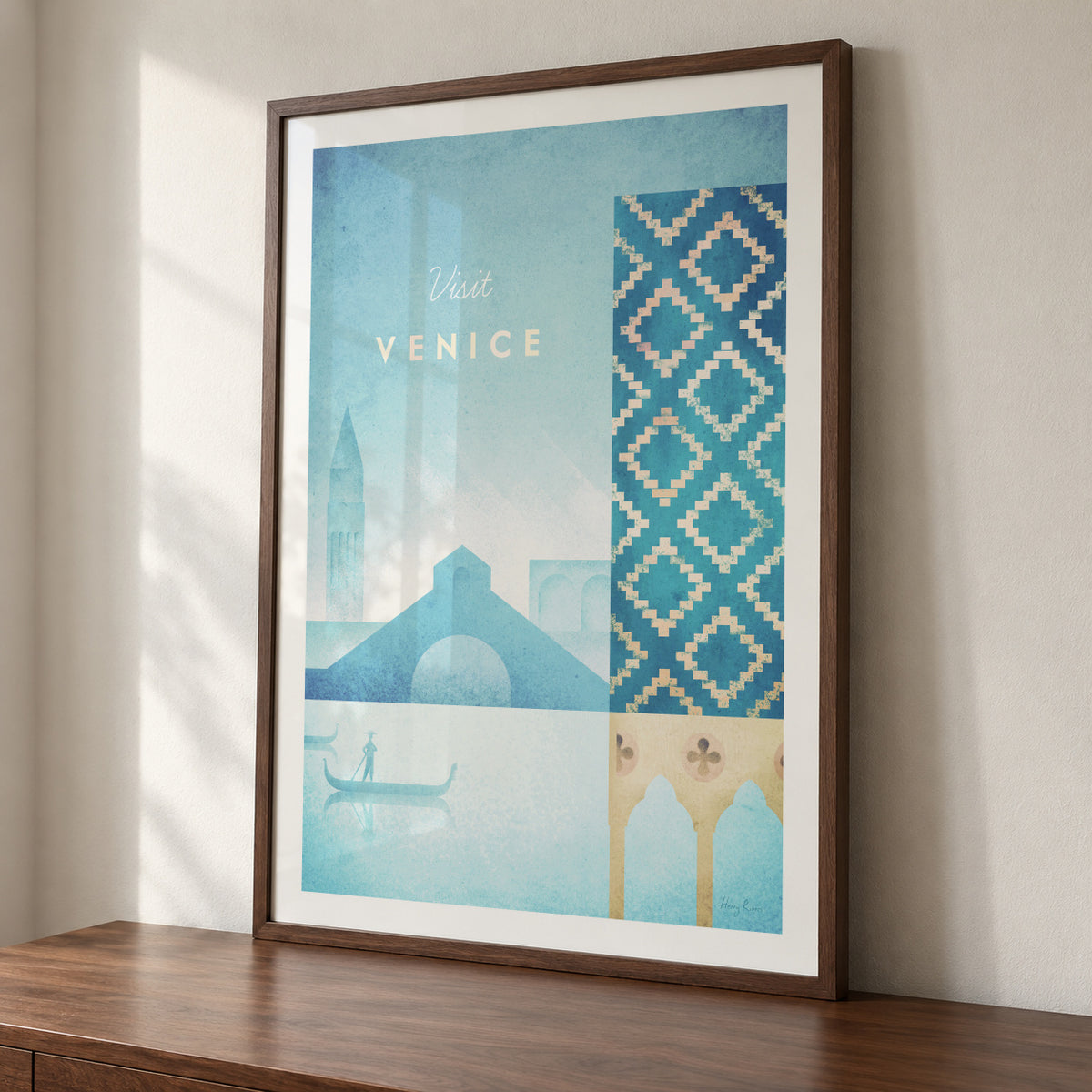 Venice - Framed poster detail