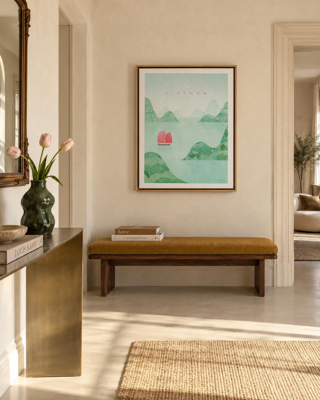 Vietnam - Framed canvas in an interior