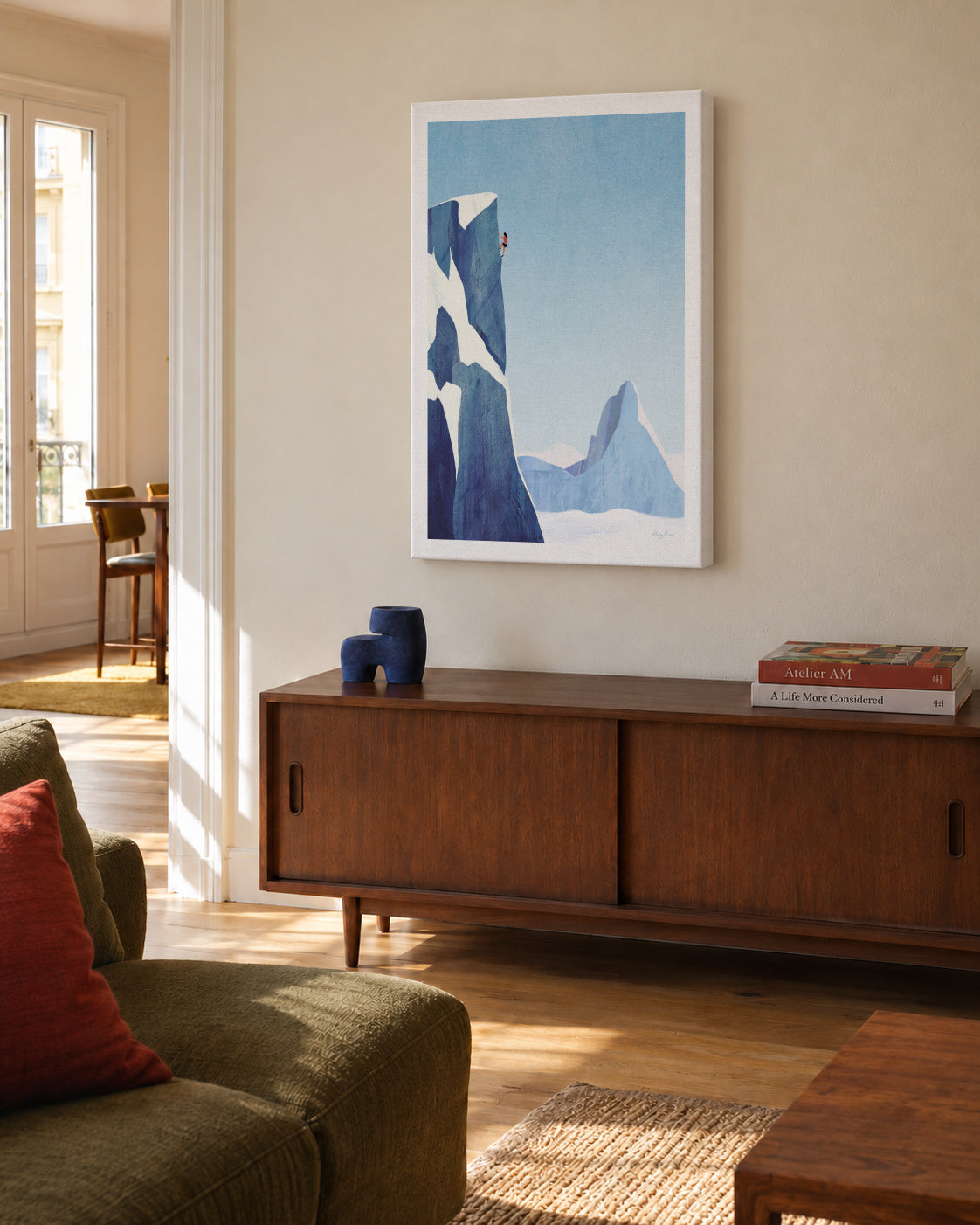 Mountain climbing adventure - Unframed canvas in an interior
