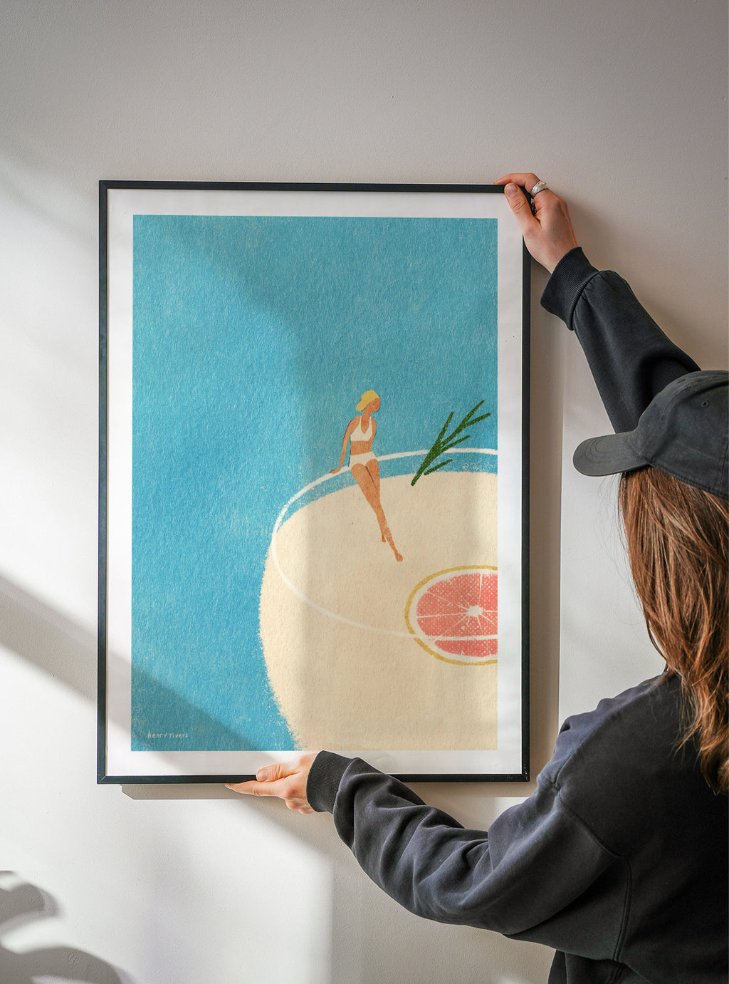 Gin and Tonic - Framed poster detail