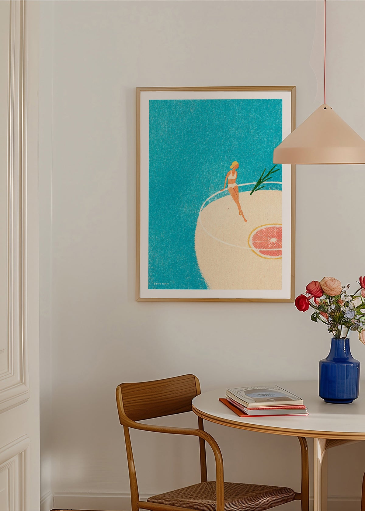 Keuken kunst Gin Tonic illustratie met figuur – Product3